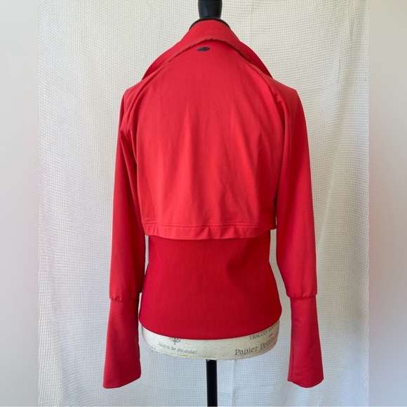 Adidas Women's Red Orange 🍊 Jacket - Picture 2 of 2